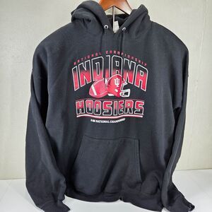 Indiana Hoosiers Football National Championship Pullover Hoodie Sz 2XL